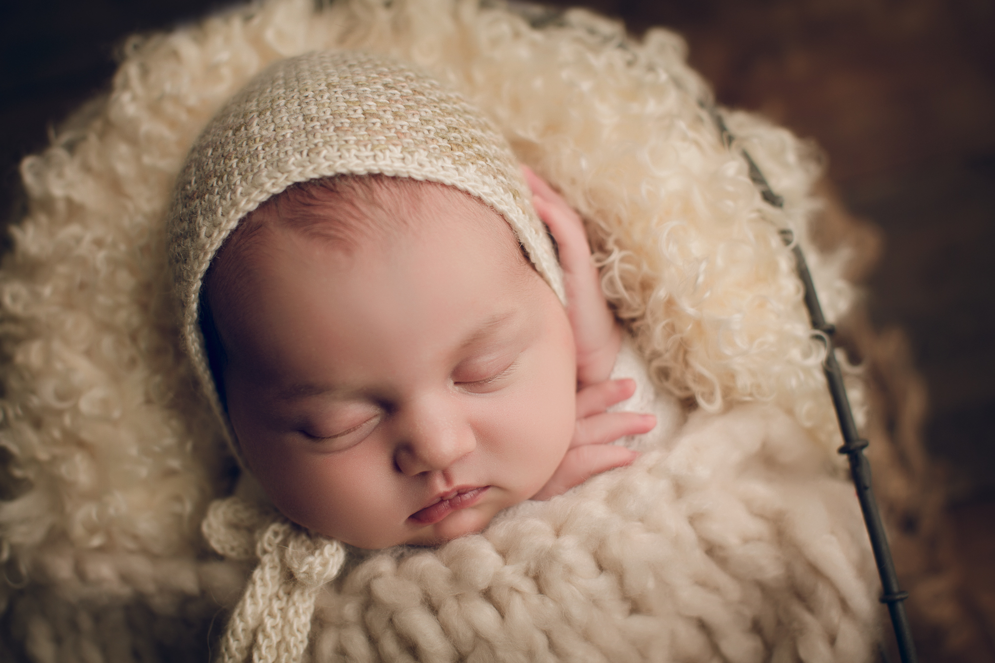 Adelaide Newborn photographer photo of a newborn baby.