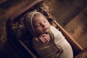 Adelaide Newborn photographer photo of a newborn baby.