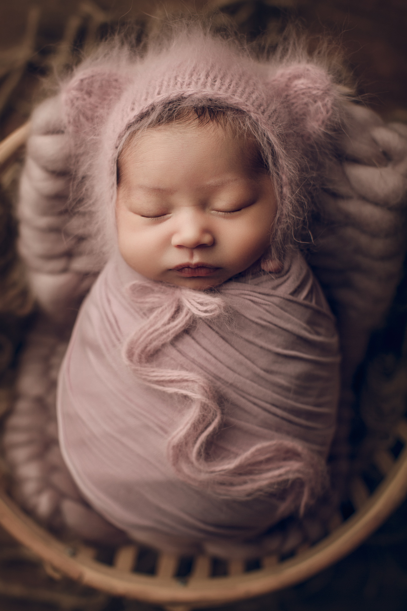 Adelaide Newborn photography photo of a newborn baby girl.