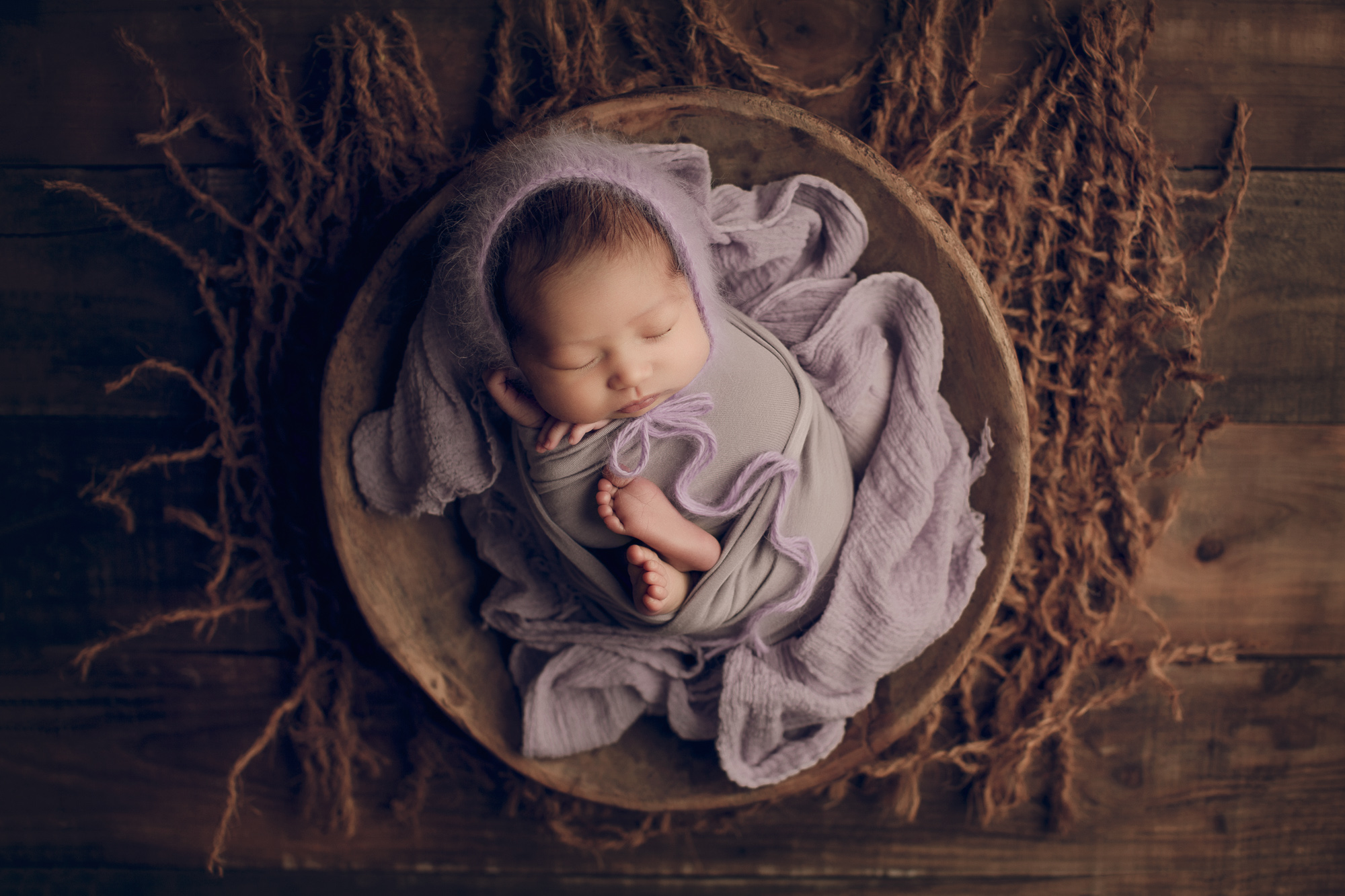 Adelaide Newborn photography photo of a newborn baby girl.