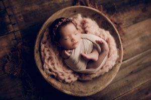 Adelaide newborn baby photographer's photo of a newborn baby.