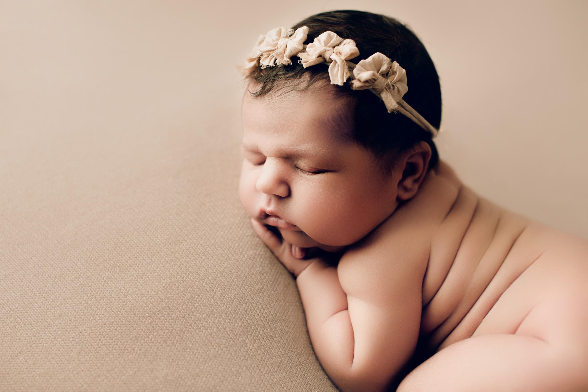 Adelaide newborn baby photographer's photo of a newborn baby.