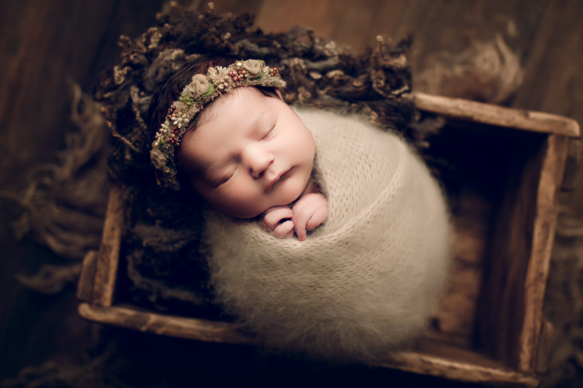 Adelaide newborn baby photographer's photo of a newborn baby.