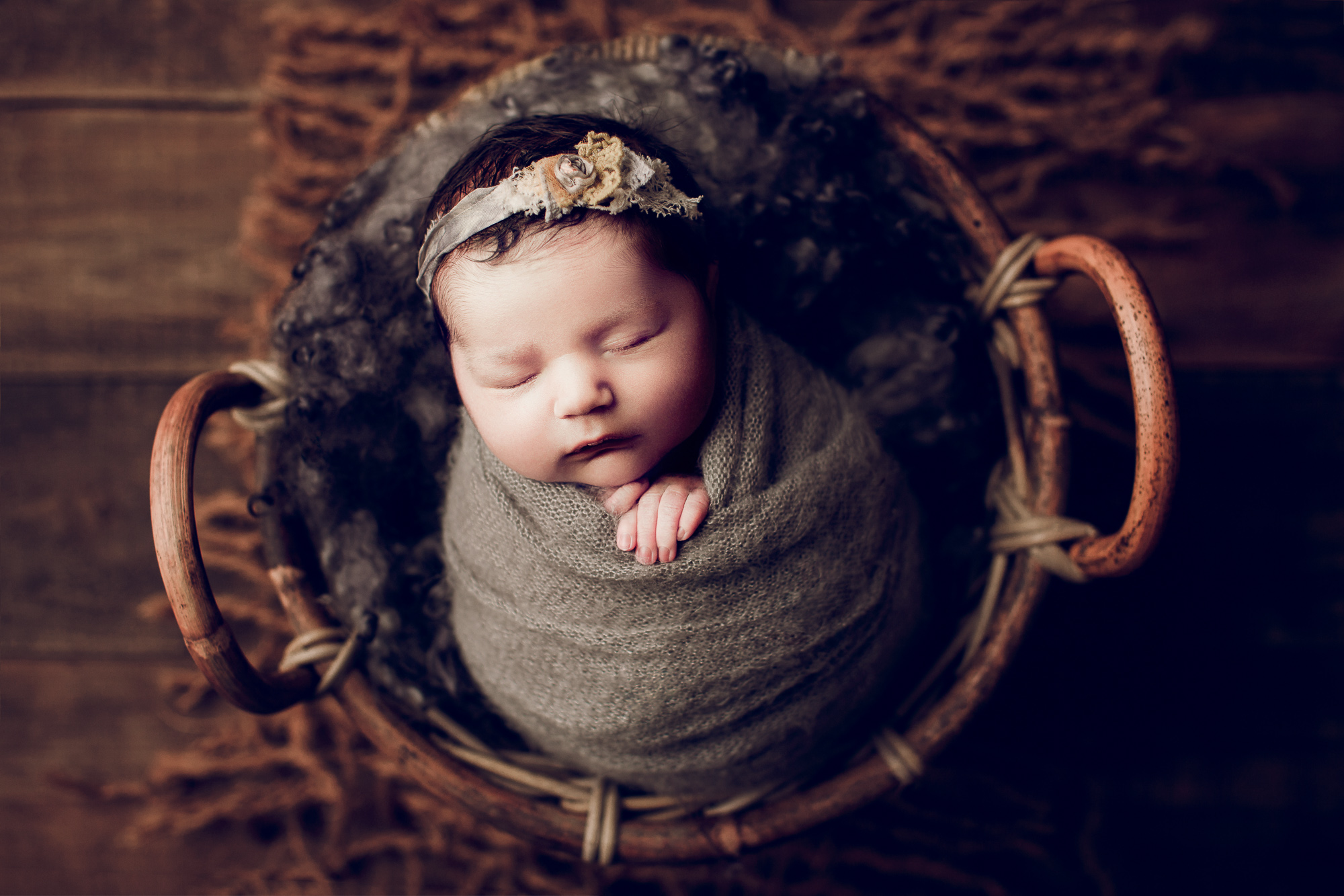 Adelaide newborn baby photographer's photo of a newborn baby.