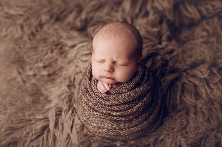 Adelaide newborn baby photographer's photo of a newborn baby boy.