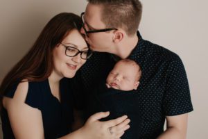 Adelaide newborn baby photographer's photo of a newborn baby boy.