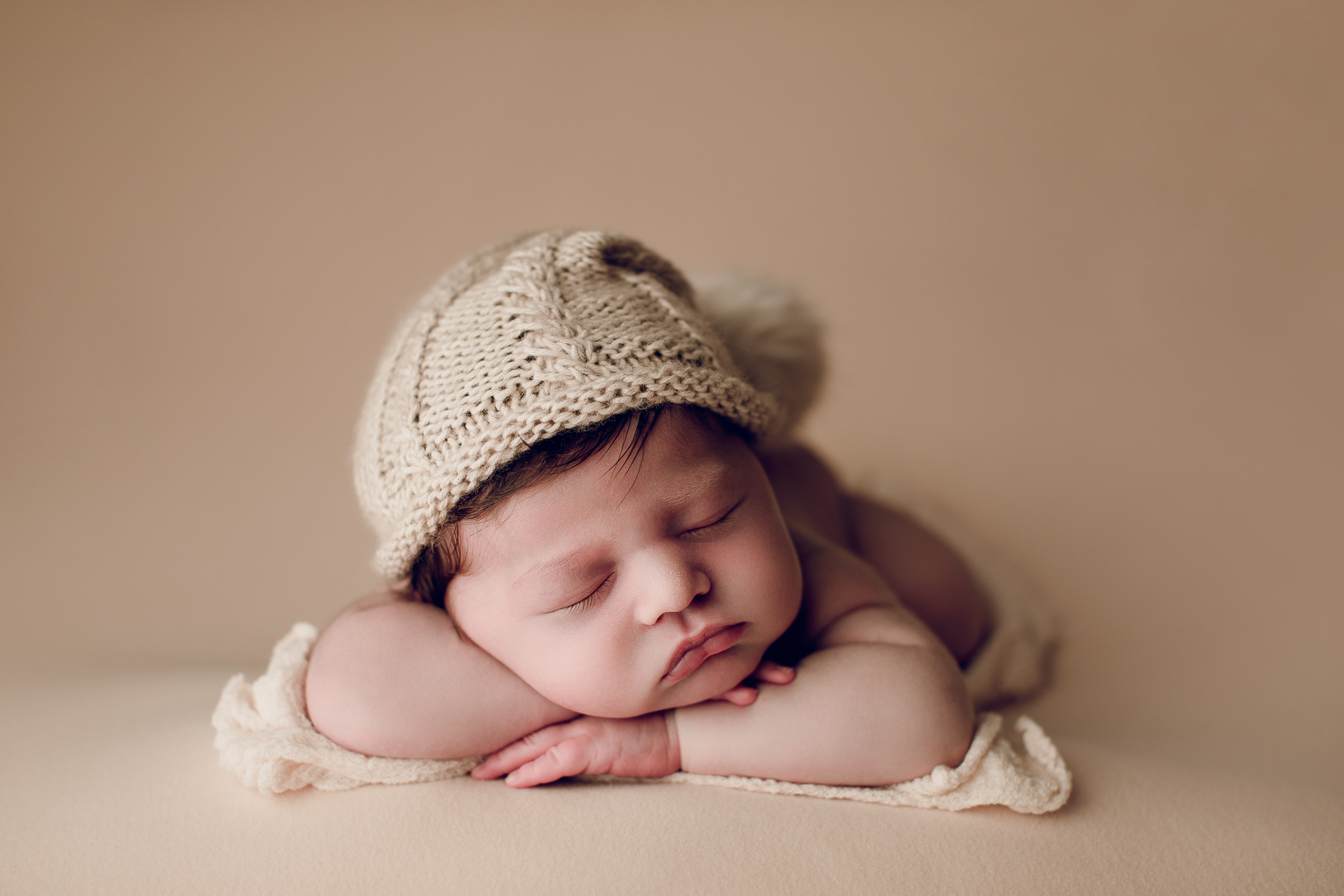 Adelaide newborn baby photographer's photo of a newborn baby boy.