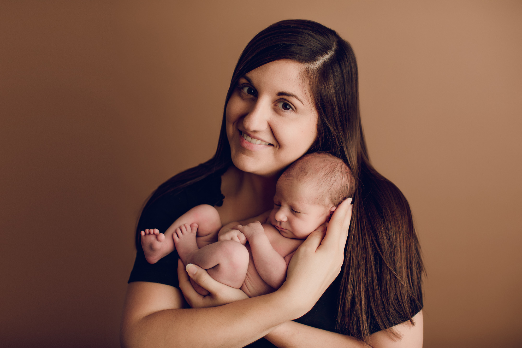 Adelaide newborn baby photographer's photo of a newborn baby girl.