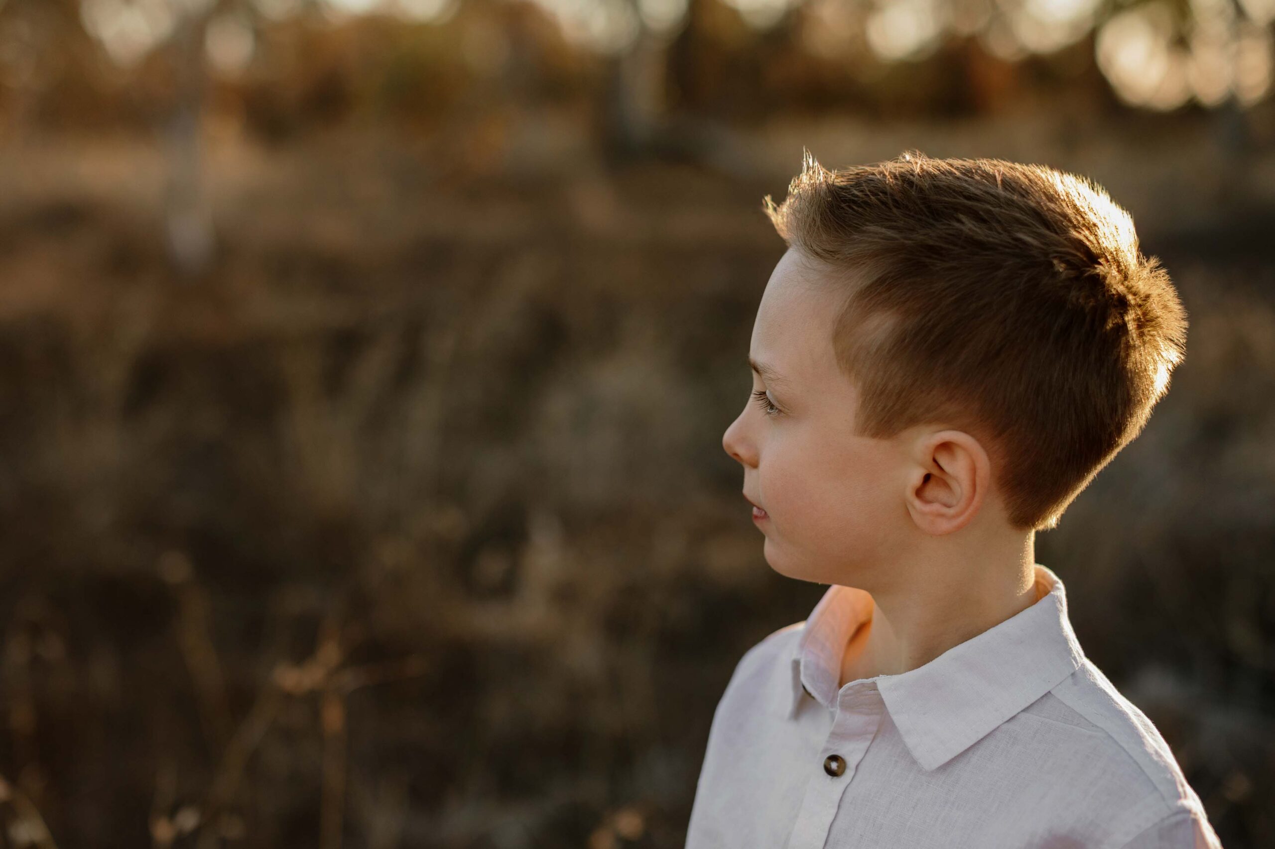 A child at a family session in adelaide.