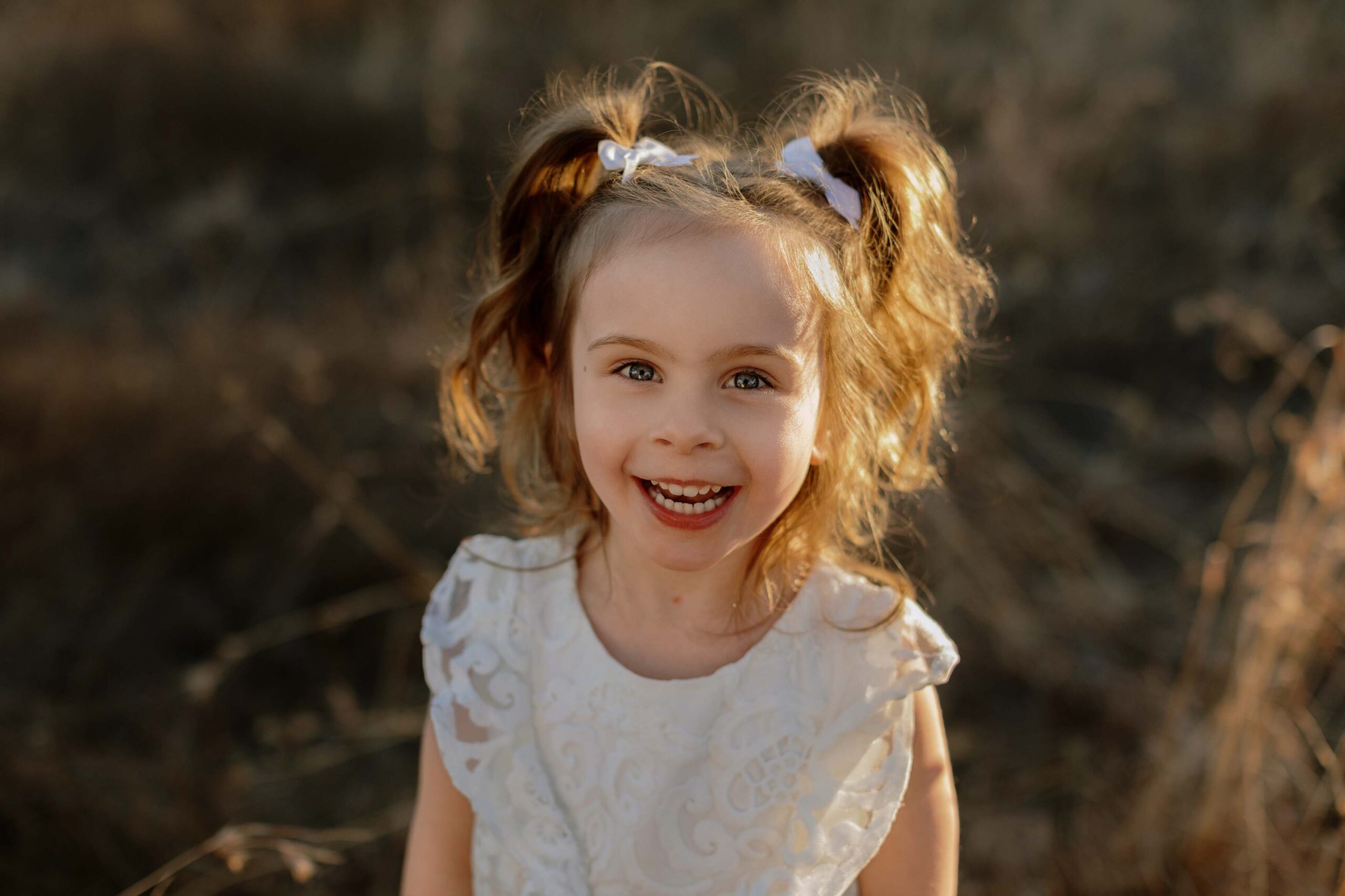 A child at a family session in adelaide.