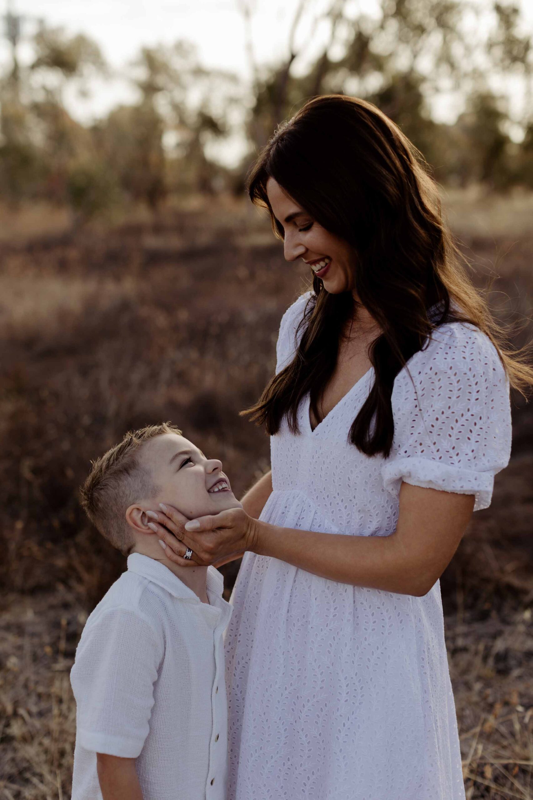 Adelaide family photographer capturing genuine parent and child connection.