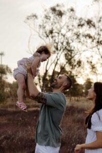 Candid Adelaide family photos showing real moments between parents and kids.