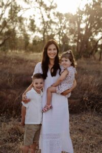 Natural family photography session in Adelaide with parents and children.