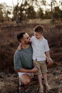 Candid Adelaide family photos showing real moments between parents and kids.