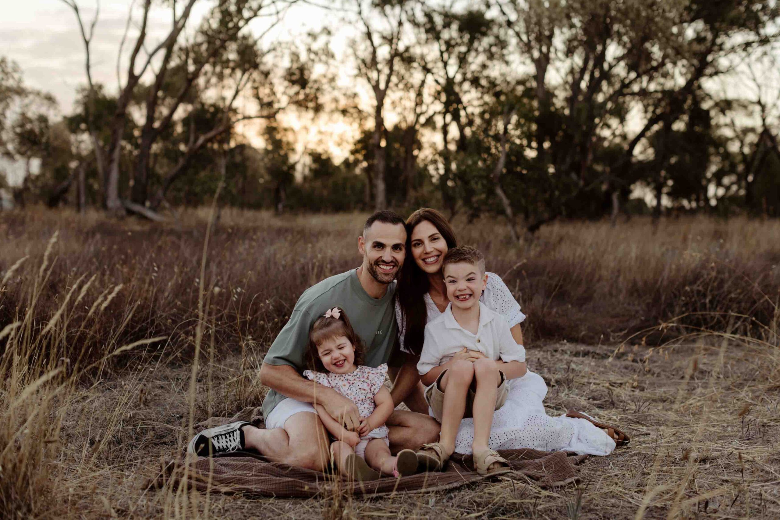 Outdoor family photos in Adelaide focused on connection and interaction